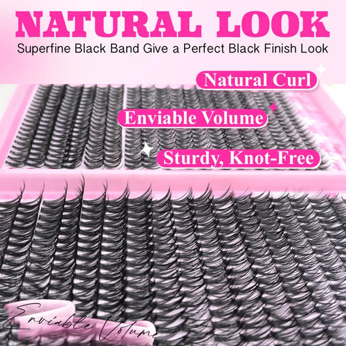 DIY Cluster Lash Extension Kit – 9 Styles | Salon-Quality Lashes at Home